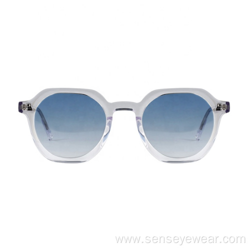 UV400 Bevel Acetate Polarized Shades Sunglasses For Women